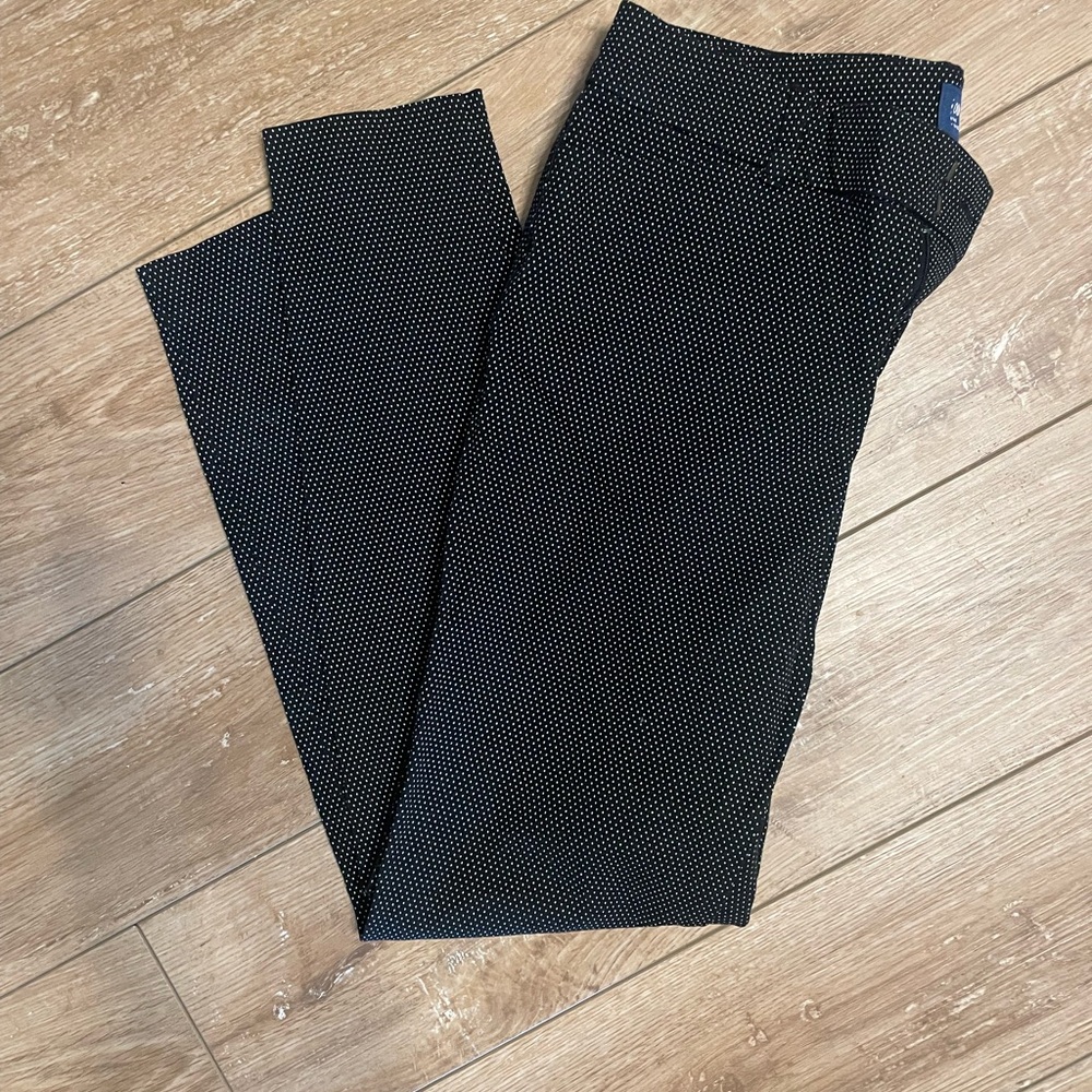 Old Navy Pixie Pants Black and White Polka Dot